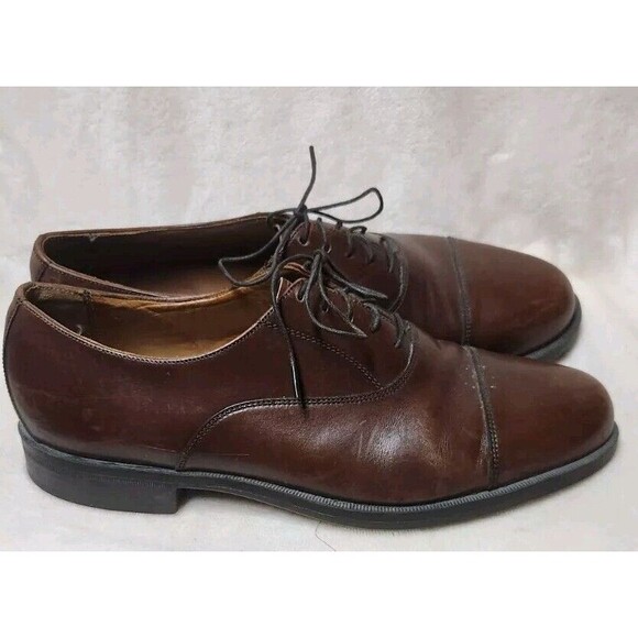 Florsheim Center Oxford Leather Men\'s Size 10D  Cognac Color Shoes main image 5